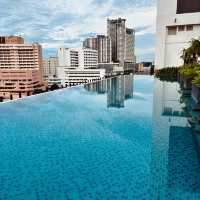 "Enjoy the Stunning Infinity Pool at Courtyard Melaka"