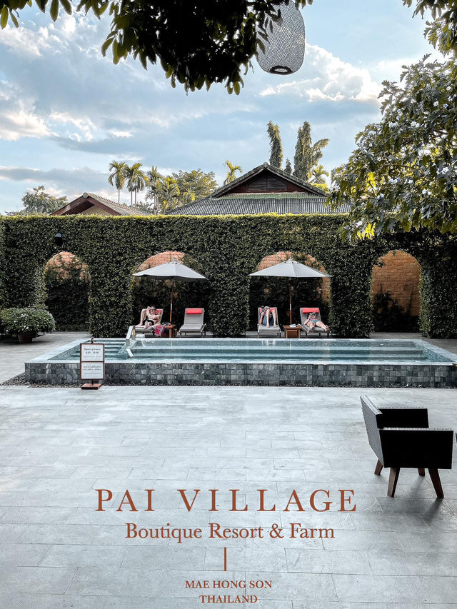 Pai Village Boutique ที่พักสุดชิลใจกลางเมืองปาย