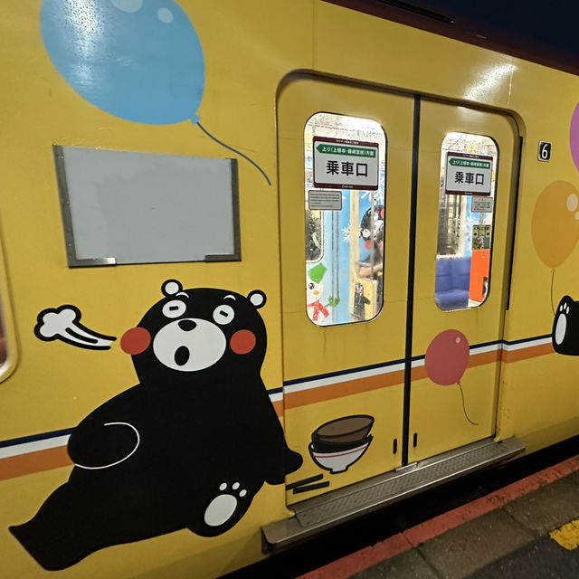 熊本電鐵上熊本站列車體驗😘