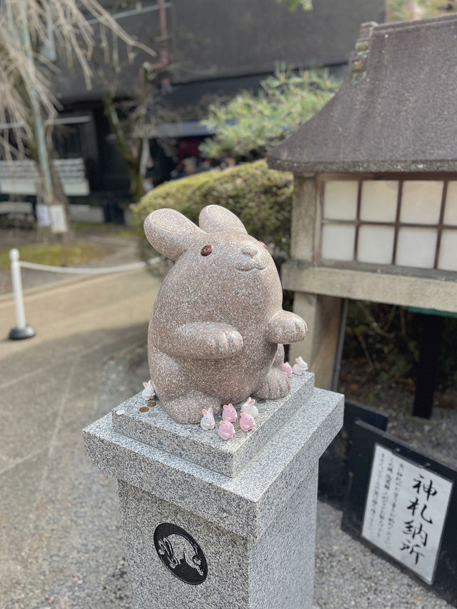 日本京都最可愛的兔子神社-東天王岡崎神社