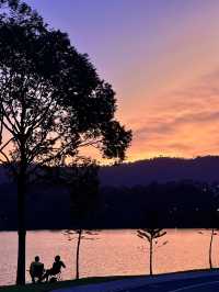 A Peaceful Day at Kepong Metropolitan Park: Sunrise, Sunset, and Delicious Local Eats 