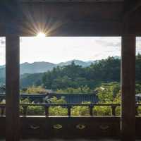 소백산과 선비세상의 한옥마을이 한눈에