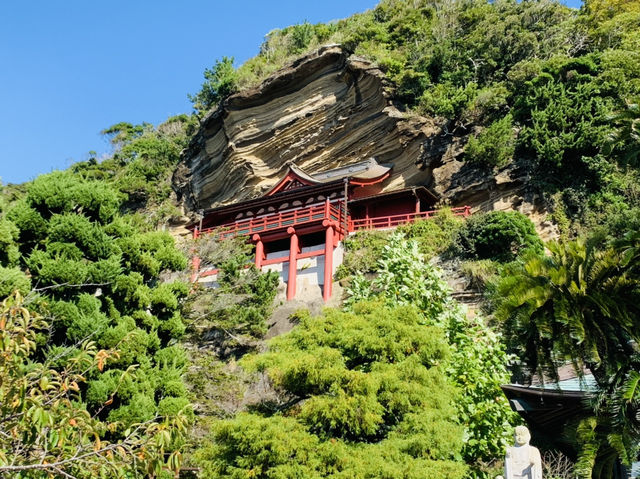 千葉観光　崖観音