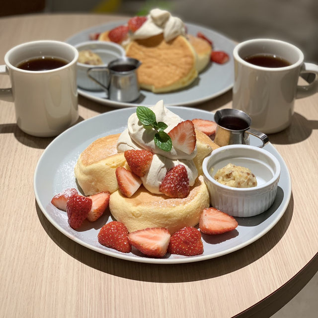 Fluffy Pancakes at Flipper's Shibuya