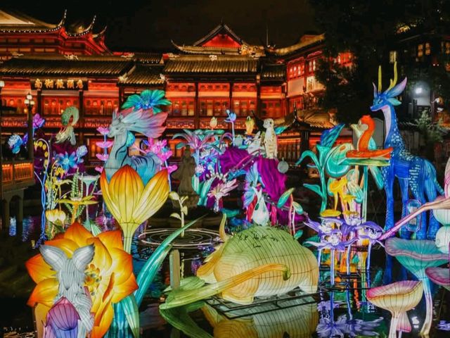 🇨🇳 เทศกาลโคมไฟสวนอวี้หยวน 🏮#เซี่ยงไฮ้