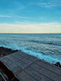 【温泉】波打ち際の絶景露天温泉♨️黒根岩風呂🌊