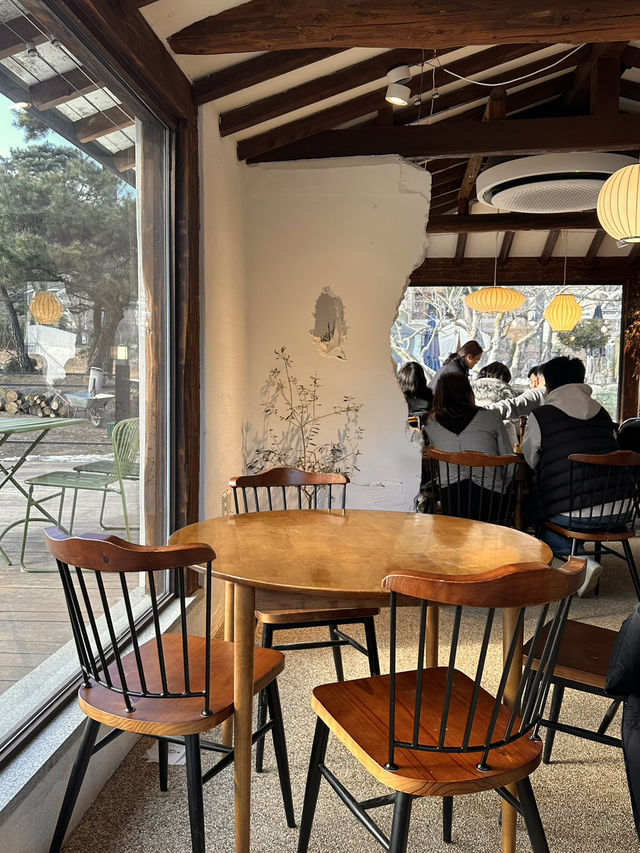 아름다운 인테리어와 ❄️한옥을 개조한 겨울 감성 성남 카페투어