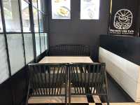 Monochrome: A Chic White-and Black Cafe for Coffee Lovers Near Cisauk Station
