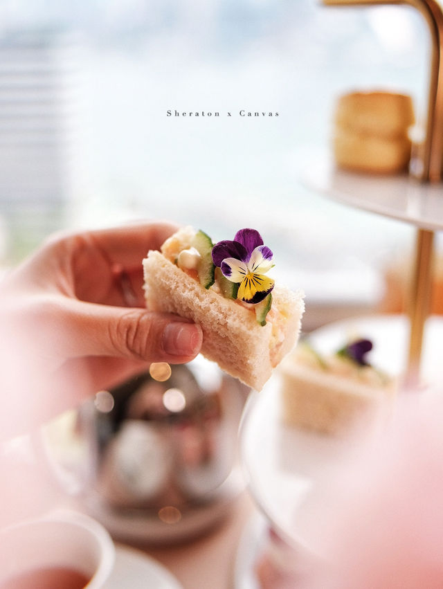 Sheraton x CANVS 聯乘推出「香蘊玫瑰下午茶」🌹