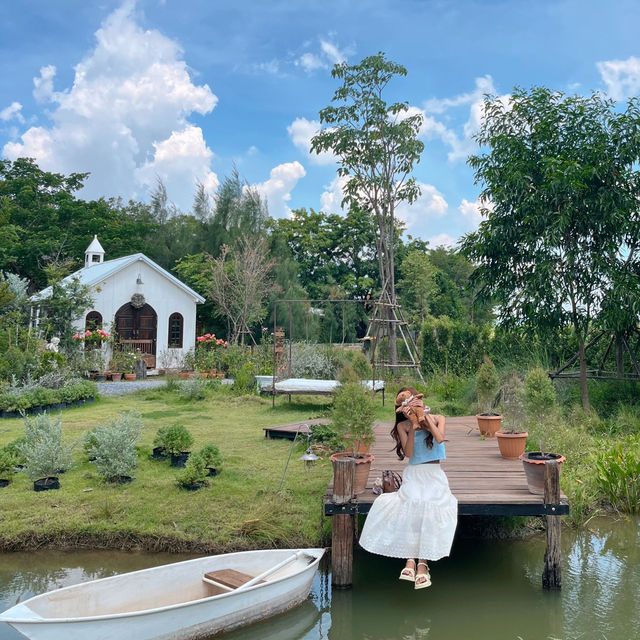 คาเฟ่ฟีลโรงนาสไตล์ยุโรปที่สระบุรี 🛖🌾
