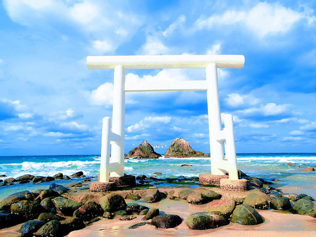 【絶景】糸島の夕日スポットとしても有名！桜井二見ヶ浦@福岡