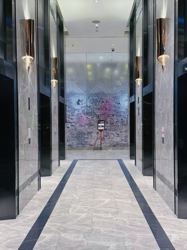 曼谷| 走進曼谷萬豪酒店大廳像進入藝術館，設計控入住必拍絕美場景