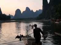 sunset at xingping 