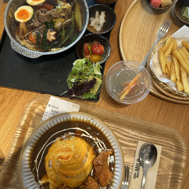 칭다오에서 일식을 먹고싶다면 무인양품 무지카페🩷