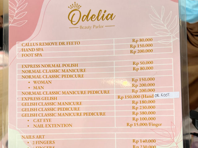 💆‍♀️ Relaxing Experience at Odelia Beauty Parlor, Batam