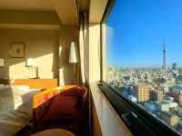 도쿄감성 다이이치 호텔 료고쿠(Daiichi Hotel Ryogoku) 프리미엄 더블룸 스카이트리뷰