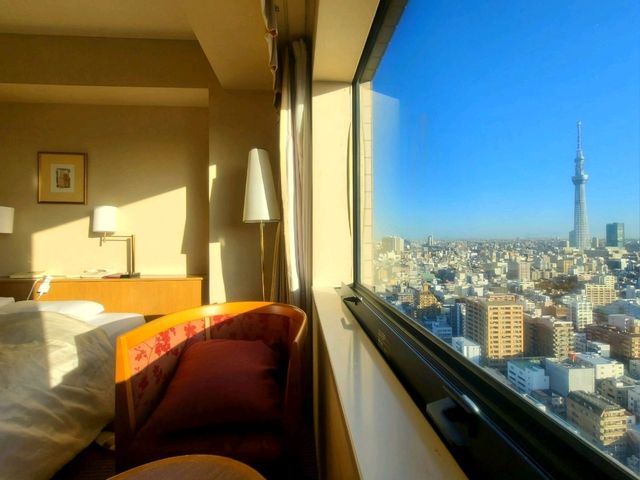 도쿄감성 다이이치 호텔 료고쿠(Daiichi Hotel Ryogoku) 프리미엄 더블룸 스카이트리뷰