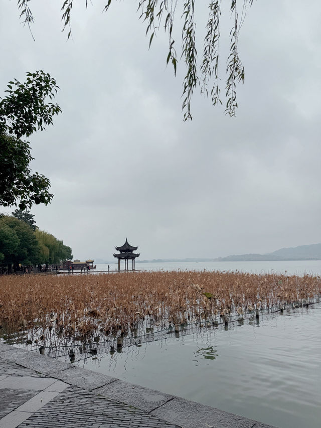 ทะเลสาบซีหู (West Lake) เดือนธันวาคม