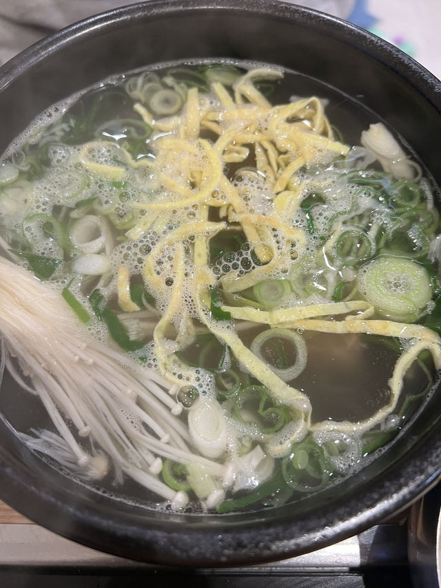 【韓国旅行】コムタンを味わう（ドンドンジュ飲み放題）