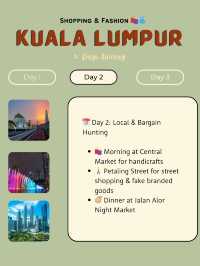 🇲🇾 Kuala Lumpur Itinerary 18: Shopping & Fashion 🛍️👗