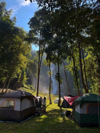 Escape to Ob Luang and camp by the waterfall