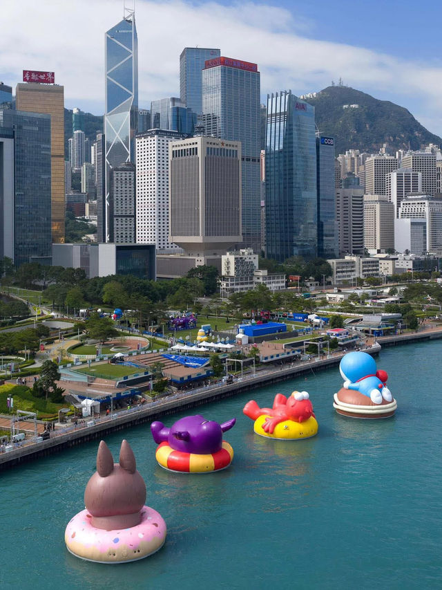 A Harbour Transformed: Whimsical Giants Grace Victoria Harbour A Harbour Transformed: Whimsical Giants Grace Victoria Harbour