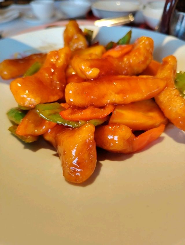 北京樓的填鴨和蟹粉