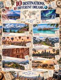 10 PLACES YOU SHOULD VISIT AT LEAST ONCE IN YOUR LIFE 🌍