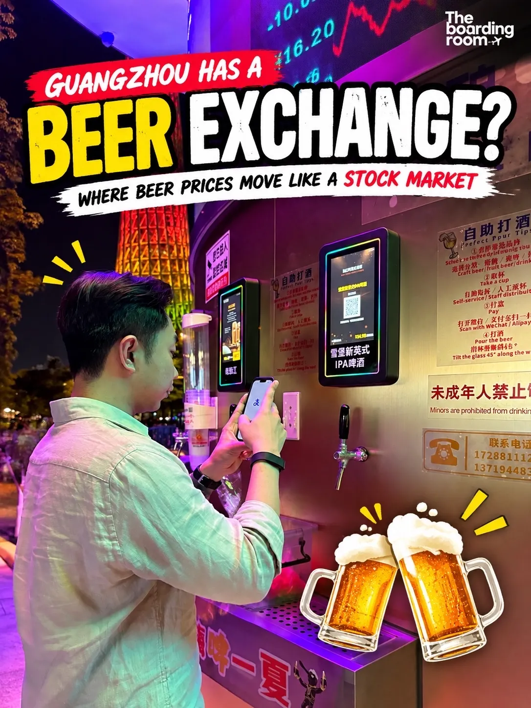 🍺 WHAT IF BEER PRICES WORKED LIKE THE STOCK MARKET? 📈📉