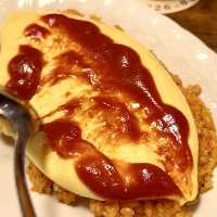 Fluffy Omurice Heaven at Kissa You