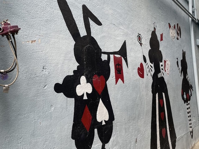 Cute little village for street arts 