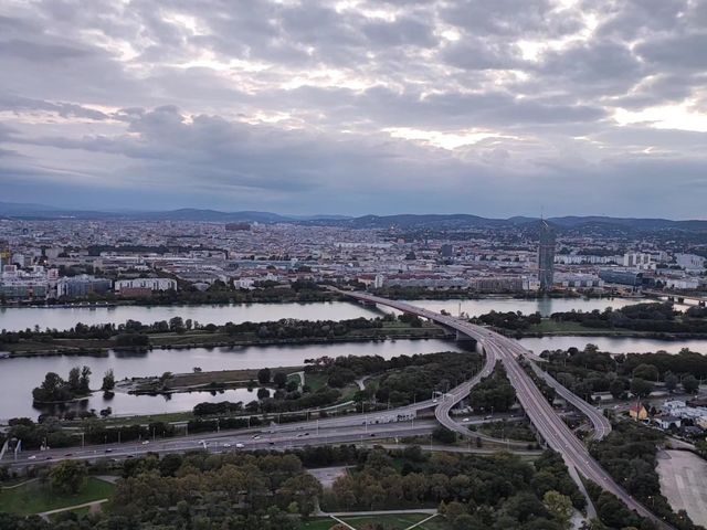 Autumn from Danube Tower Vienna 🗺️