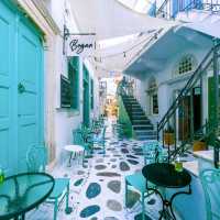 Colourful Tinos Island ❤️💙🤍🩷