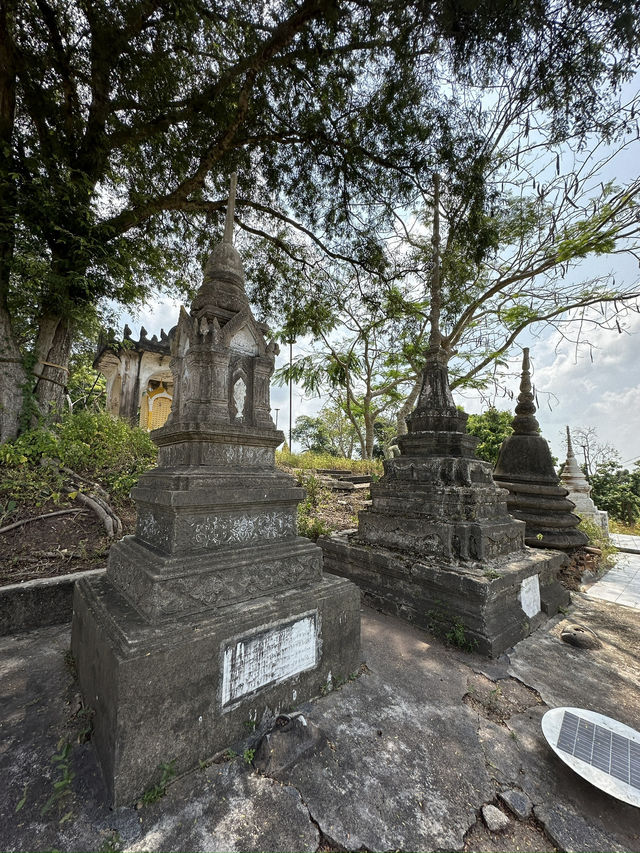 Old Buddhist Cemetery, and stunning view point in Chumpon