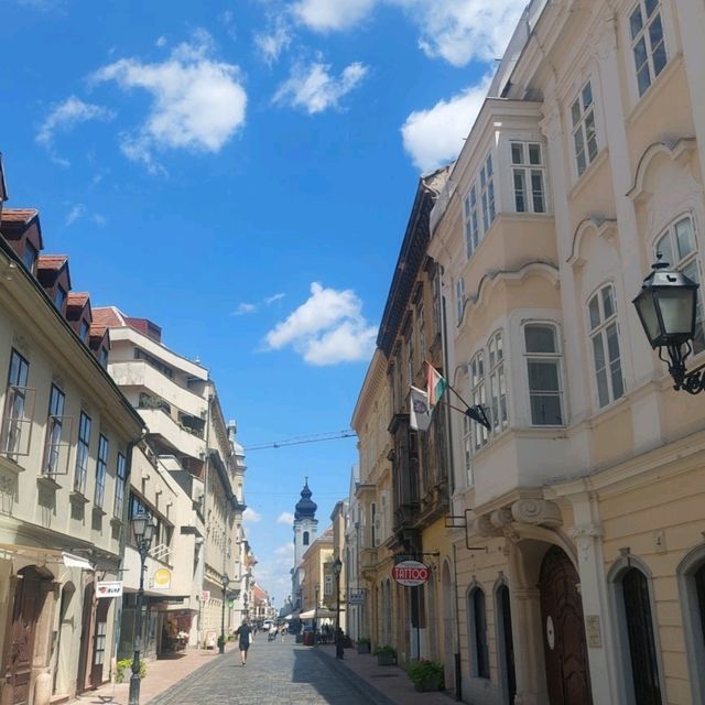 Győr, the city center is nice