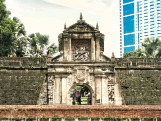 Intramuros — The Old City Within Modern Manila.
