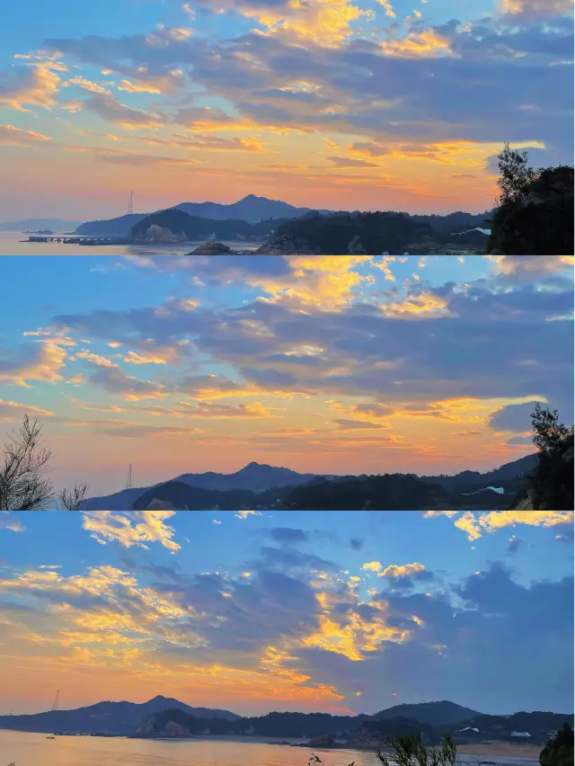 Fuzhou｜Lianjiang Culu Island——Romantic by the sea, sunset occupies half