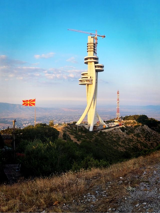🌅 Macedonia 🇲🇰 Millennium Cross Sunset! 😍
