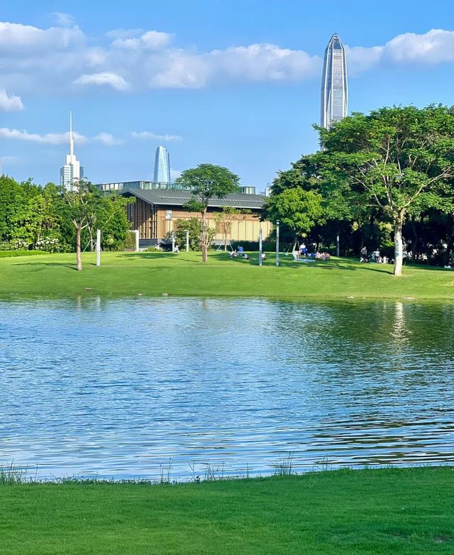 香蜜公園，治癒系公園日系公園