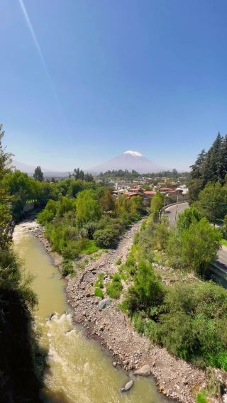 Witness the Breathtaking View from Arequipa, Peru's Enchanting City 🌋🇵🇪✨