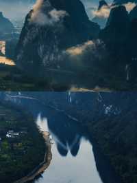 桂林山水甲天下，閉著眼睛拍都是好看的