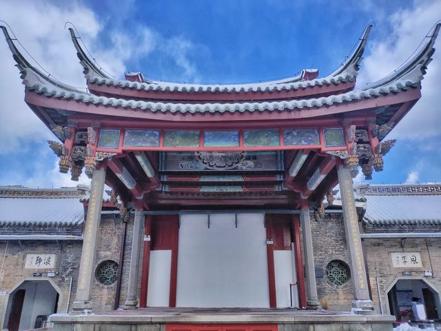煙台天后行宮雪景