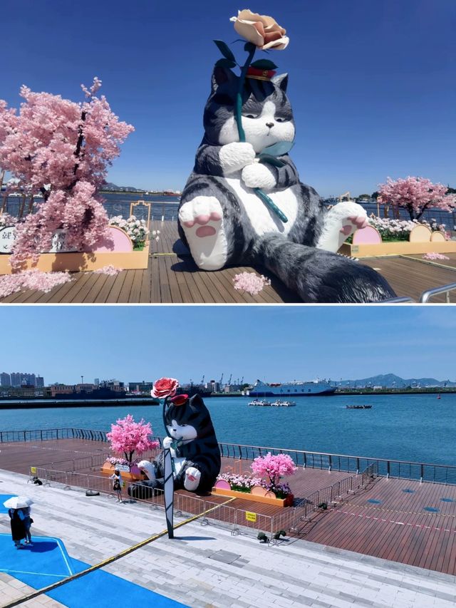 煙台芝罘灣廣場｜拍照出片的寶藏地方