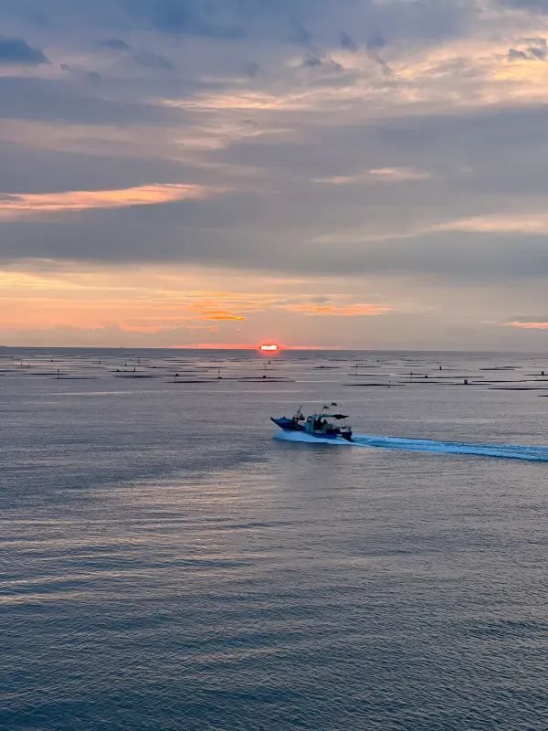 台南漁光島日落的魔力