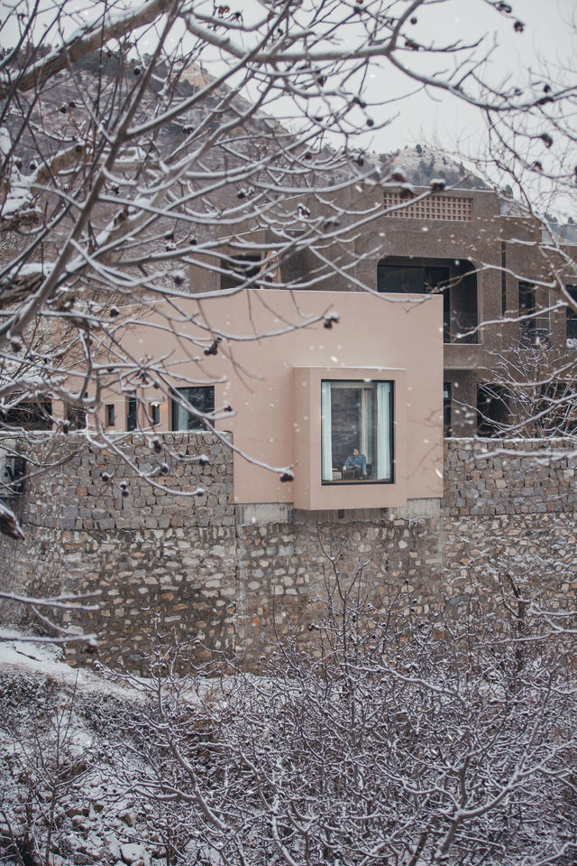 薊州盤山 | 山谷私湯小院，靜候一場初雪
