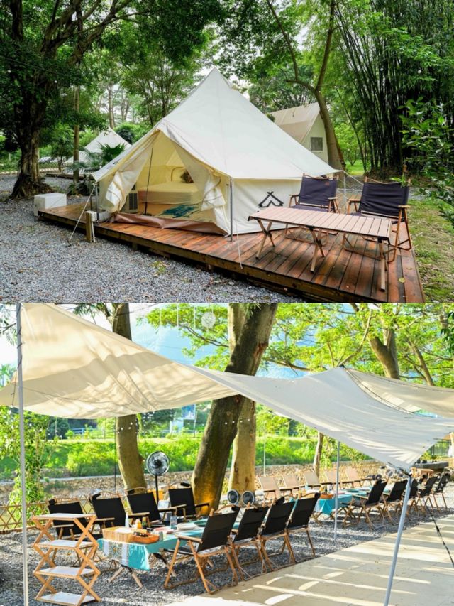 清遠夏日頂流！溪邊露營民宿太正啦