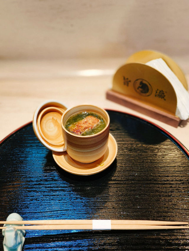 喺汕頭……呢間懷石料理店我已經幫襯咗四次