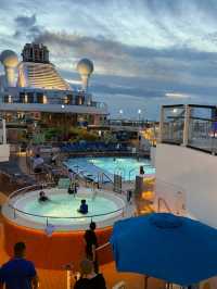🚢 Blue Hour on Spectrum of the Seas — How could you not fall in love? 