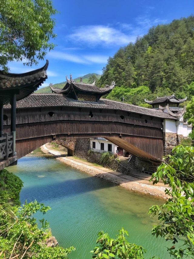 浙江慶元！橋邊嘅溪流，山裡嘅小清歡！|||￼