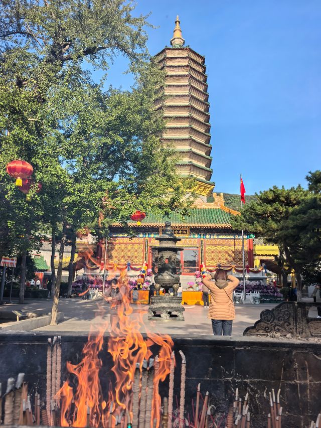 登山，在八大處公園賞紅葉